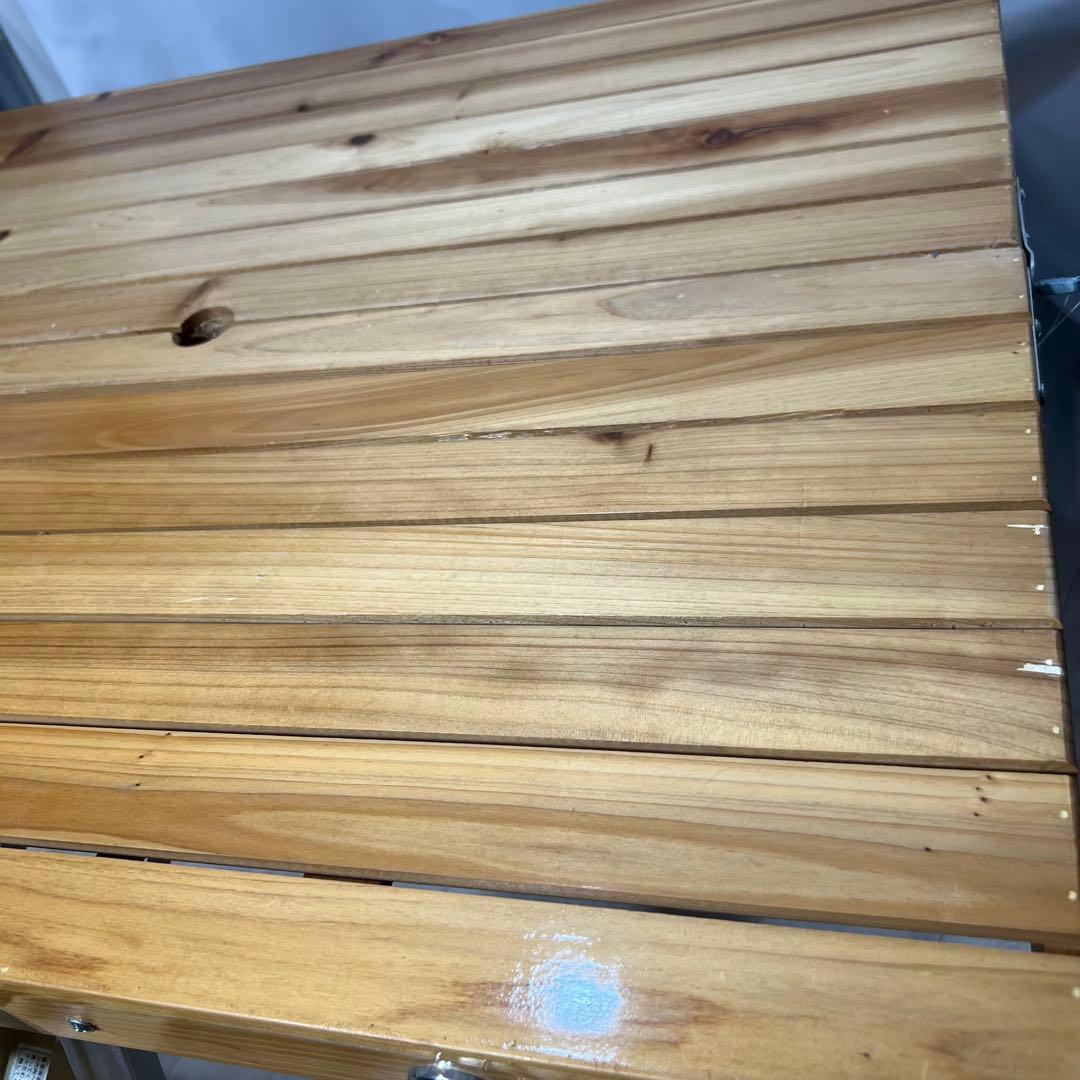 木製 折り畳み ピクニック　テーブルセット 椅子一体型　BBQ アウトドア