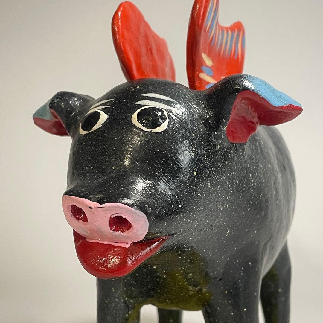 ヴィンテージ メキシコ トナラ フォークアート オブジェ