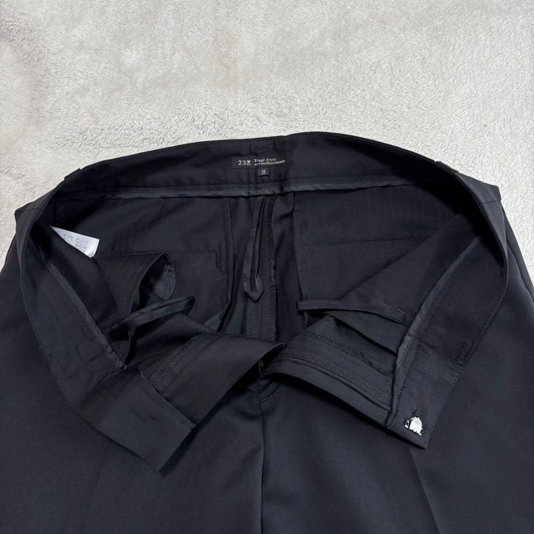 ✨️美品 23区 オンワード樫山 パンツスーツ ブラック Mサイズ セットアップ