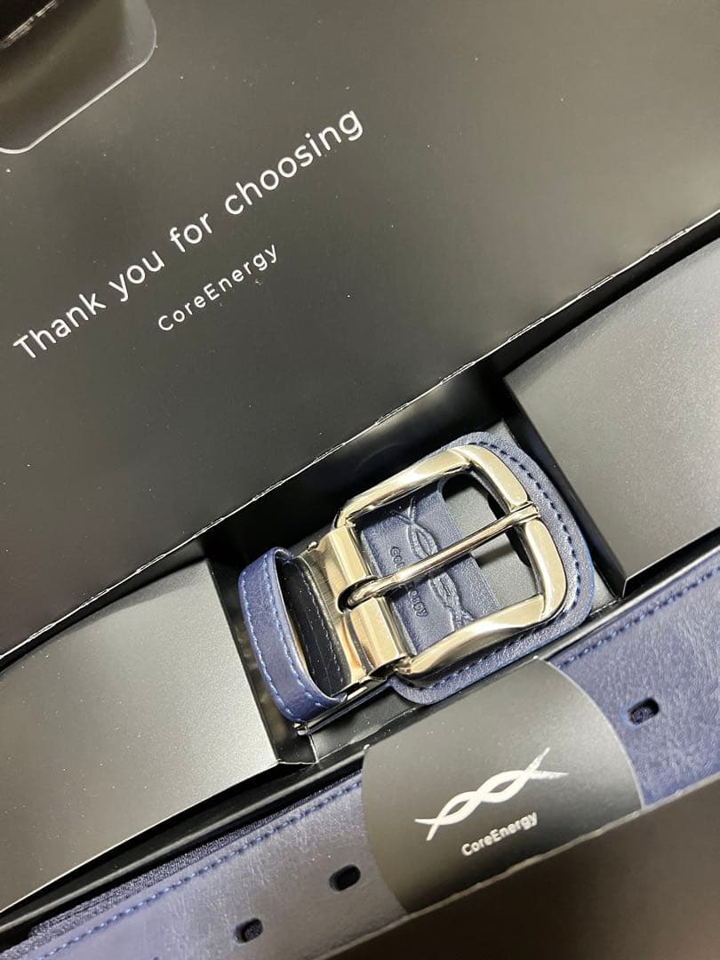 CoreEnergy ネイビー ベルト