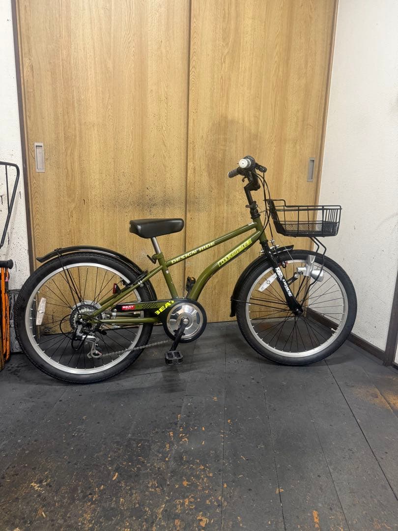 中古車　Jrマウンテン　DRIDE　22インチ　6段変速　LEDライト　美品