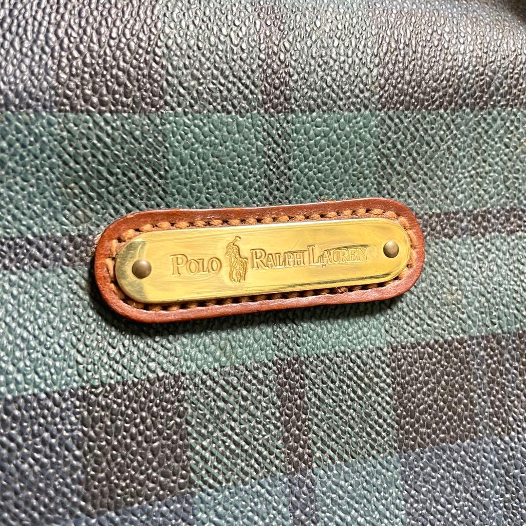 Polo Ralph Lauren ボストンバッグ チェック 大容量 ラージ