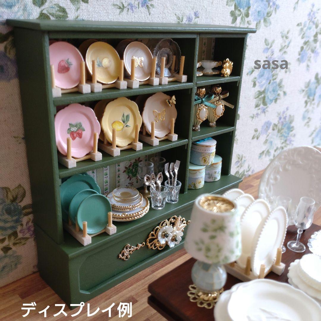 ミニチュア家具　ミニチュア雑貨屋さんの家具セット