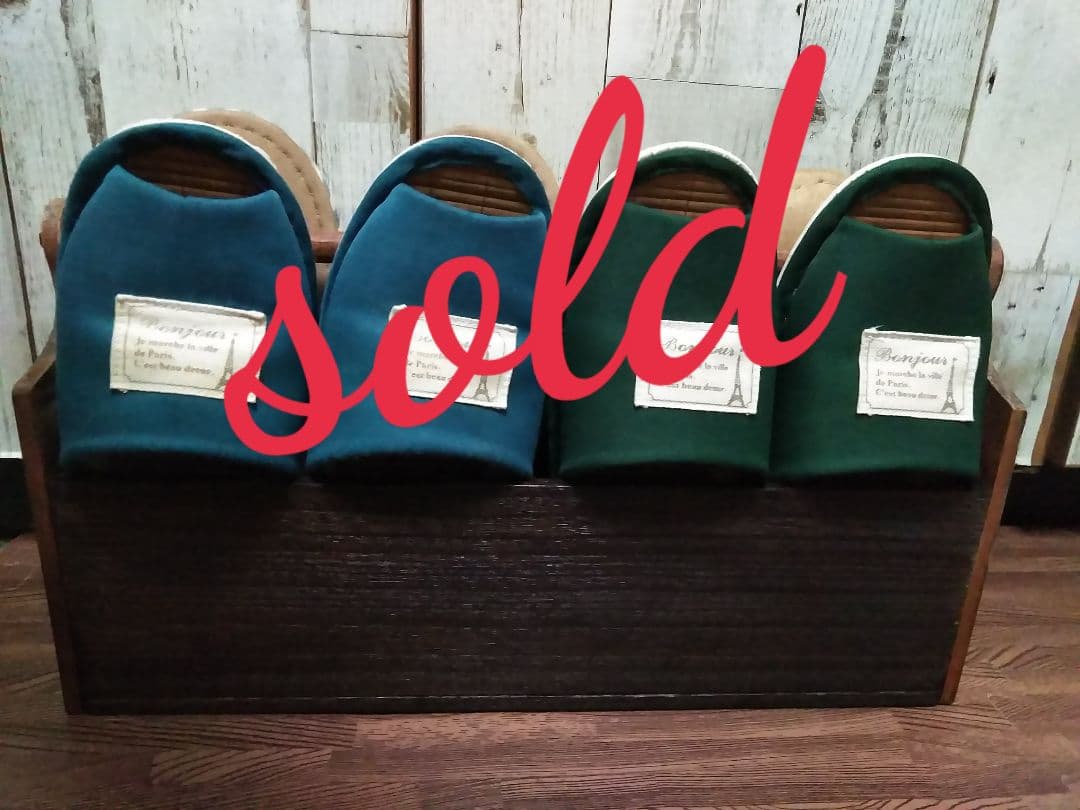 専用ページ【受注制作】4足収納可♡男前スリッパラック 木製 ハンドメイド