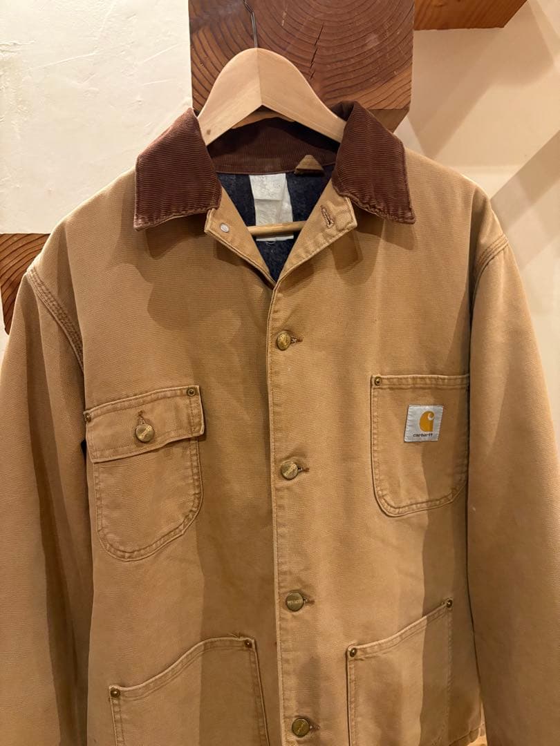 カーハートCarhartt ミシガンチョアコート裏地あり80s90s usa製