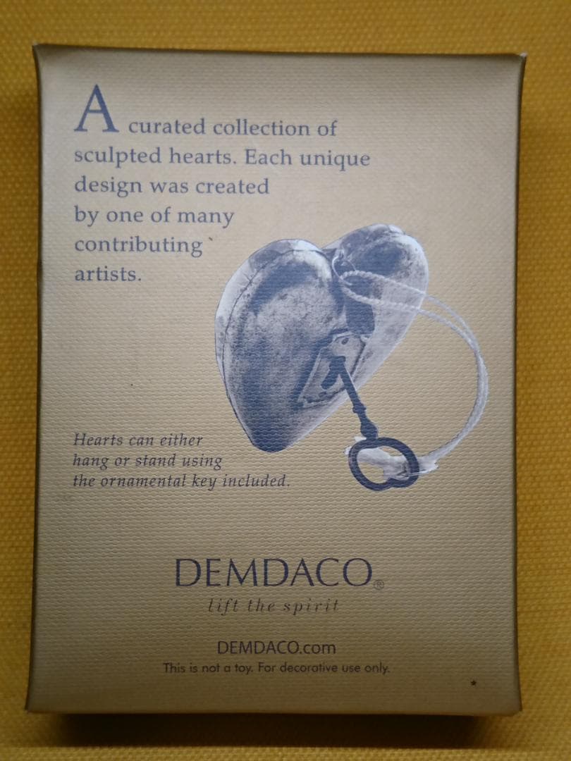 【美品】ハート　オブジェ　置物　インテリア　工芸品　美術品　A3225