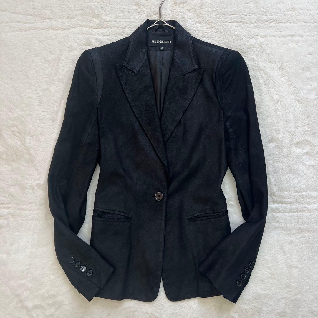 希少✨ANN DEMEULEMEESTER テーラードジャケット　黒　36