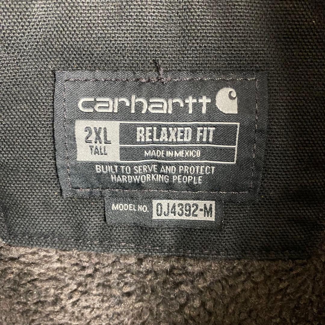 カーハート☆アクティブパーカー ブラック 黒 古着 アクティブジャケット ht6