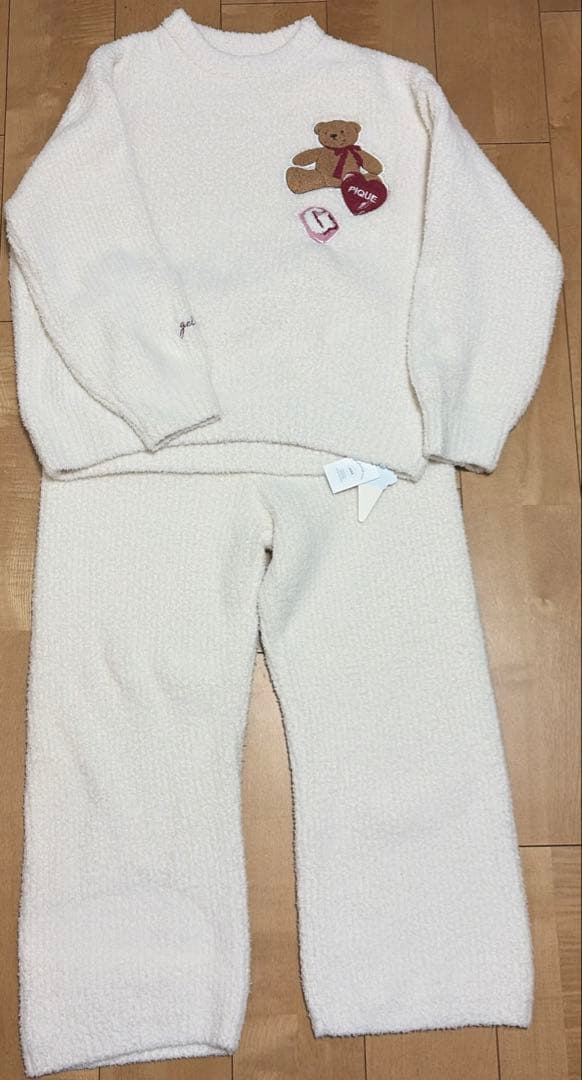 ジェラートピケ　ベビモコベアさがらプルオーバー&ロングパンツ