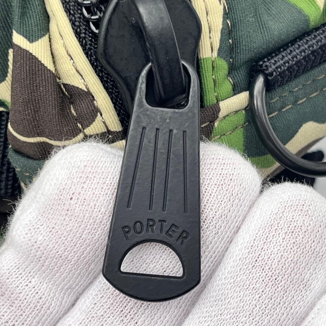 未使用 ポーターエイプ コラボ ボディバッグ カモ柄 1stCAMO ショルダー