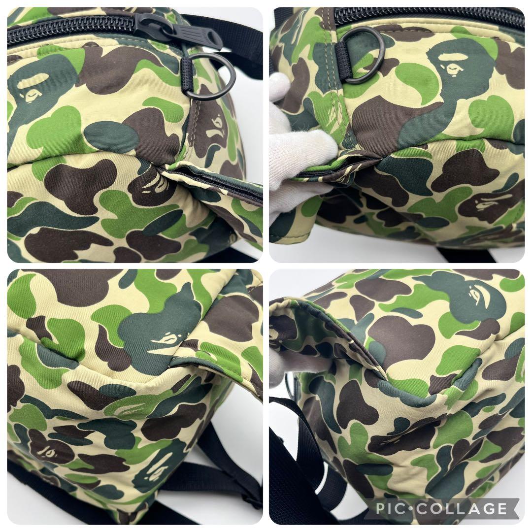 未使用 ポーターエイプ コラボ ボディバッグ カモ柄 1stCAMO ショルダー