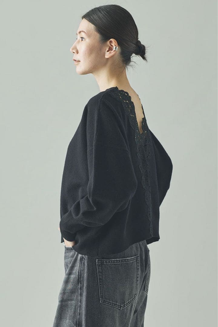 【新品未使用】Curensology カレンソロジー バックレースニット