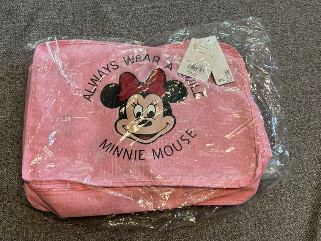 WCJ Disney　ディズニー　トラベルバッグ　ポーチ　ピンク　ミニー