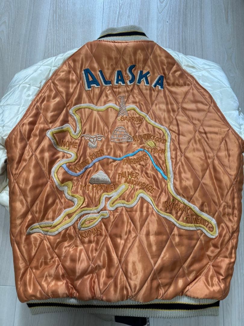 【yuji 】東洋テーラー　スカジャン　アラスカ　中綿あり