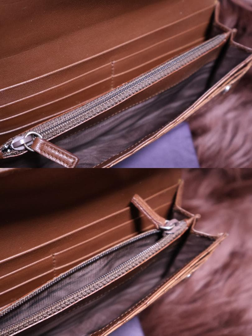 新品プラダ PRADA 49万↑ ロゴ刻印 シャインクロコダイルレザー 長財布