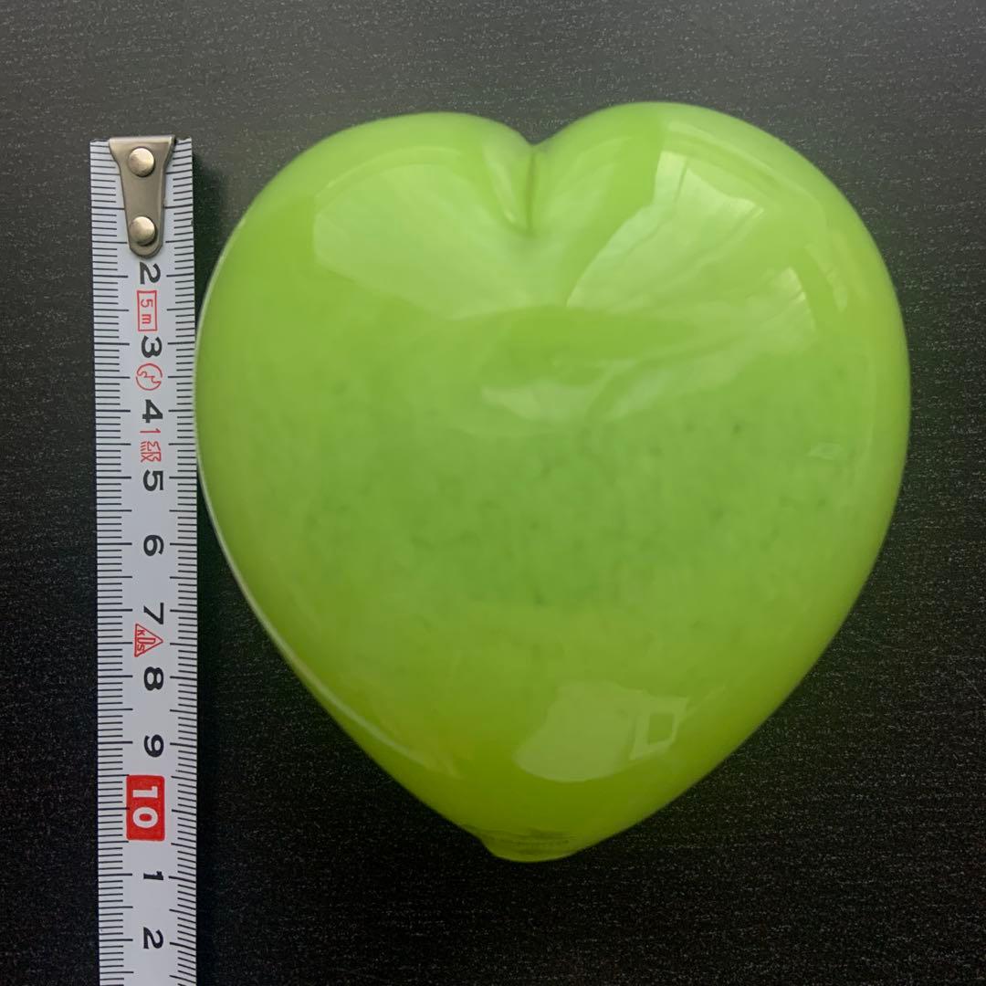 Sweden Åre Glashytta 手作り　ハート型 吹きガラス細工置物