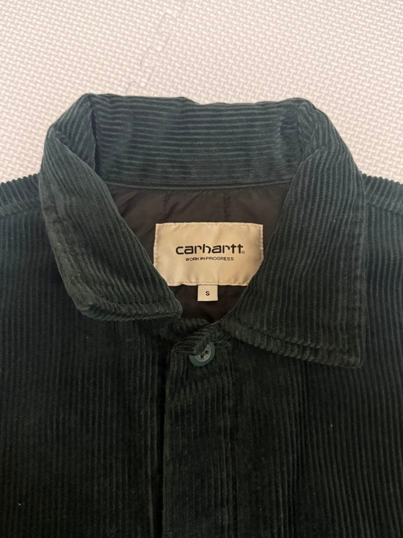 Carhartt コーデュロイジャケット Sサイズ ダークグリーン