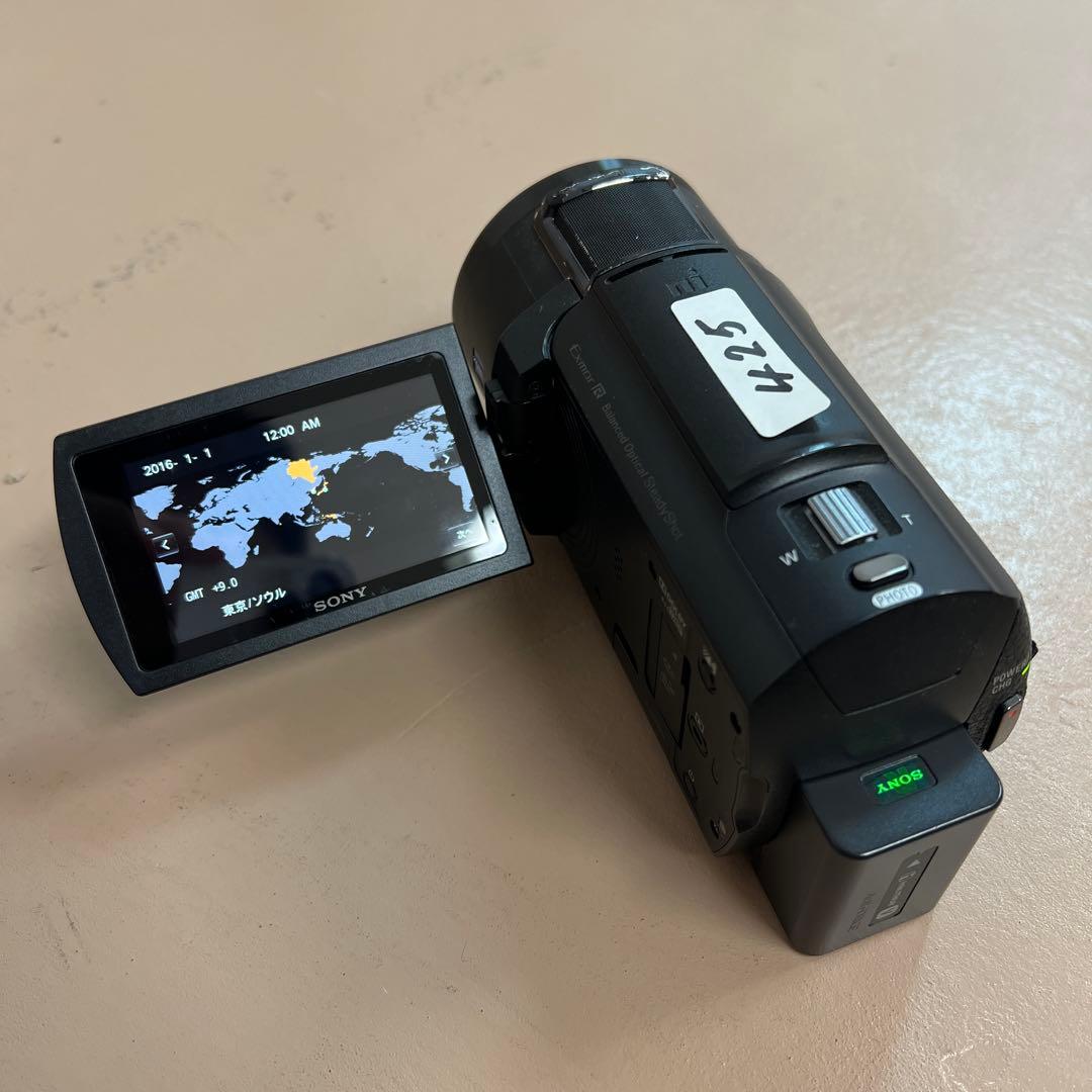 FDR-AX40 SONY ハンディカム 4K 30倍ズーム　ジャンク　425
