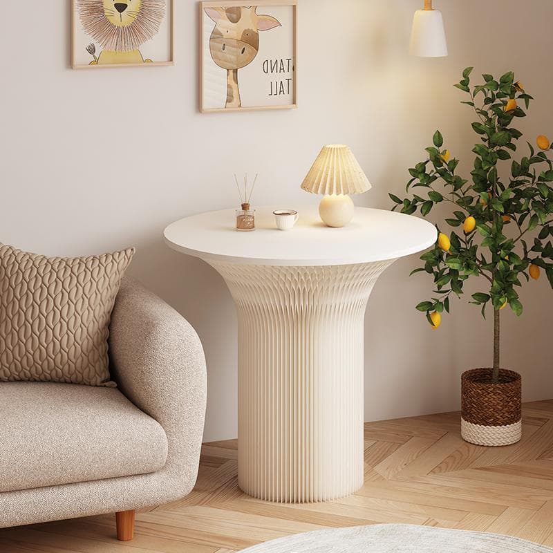 折りたたみテーブル高さ 75㎝直径80㎝ダイニングテーブル カフェ食卓 リビング