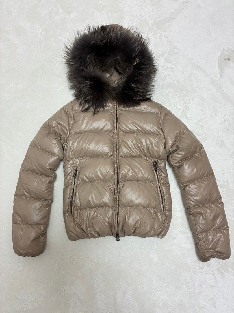 デュペティカ ダウンジャケットサイズ38 ブラウン