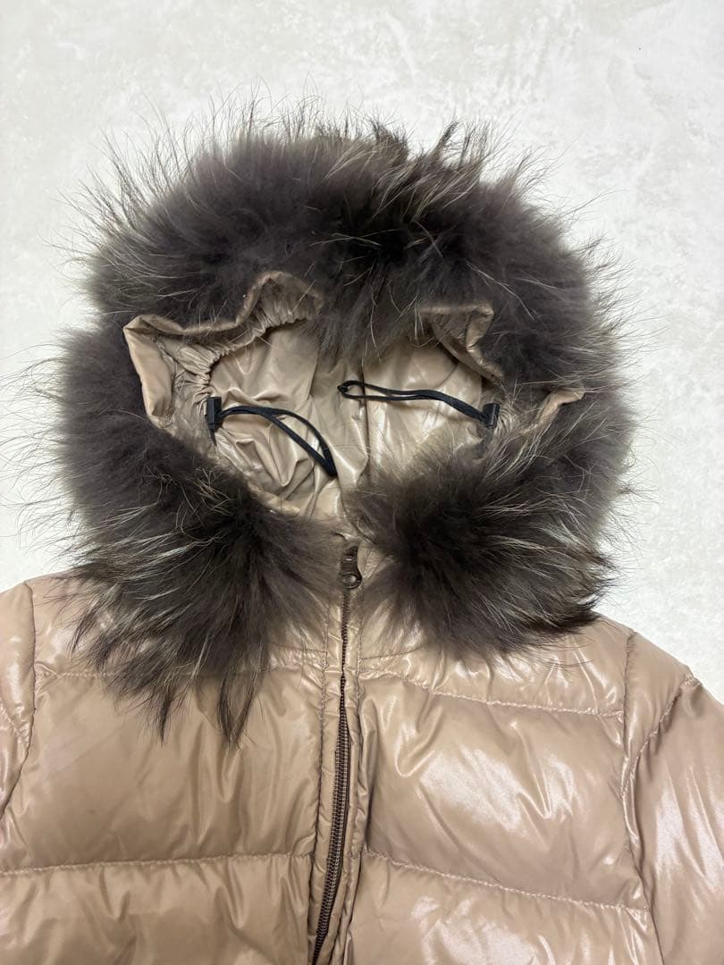 デュペティカ ダウンジャケットサイズ38 ブラウン