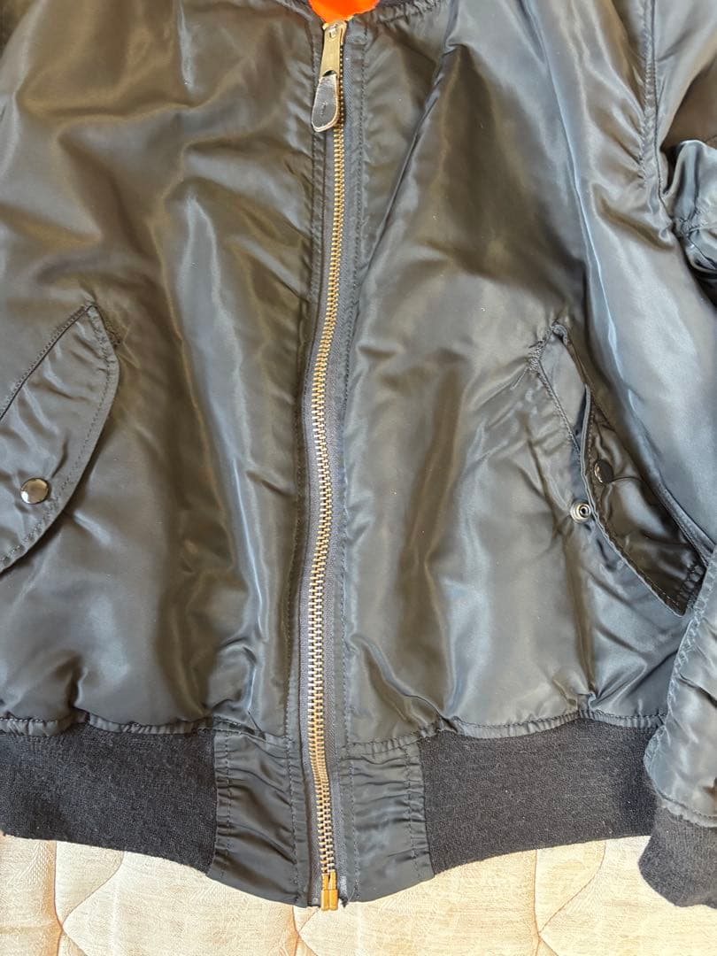 アルファインダストリーズ　MA-1 フライトジャケット　アメリカ製　USA製