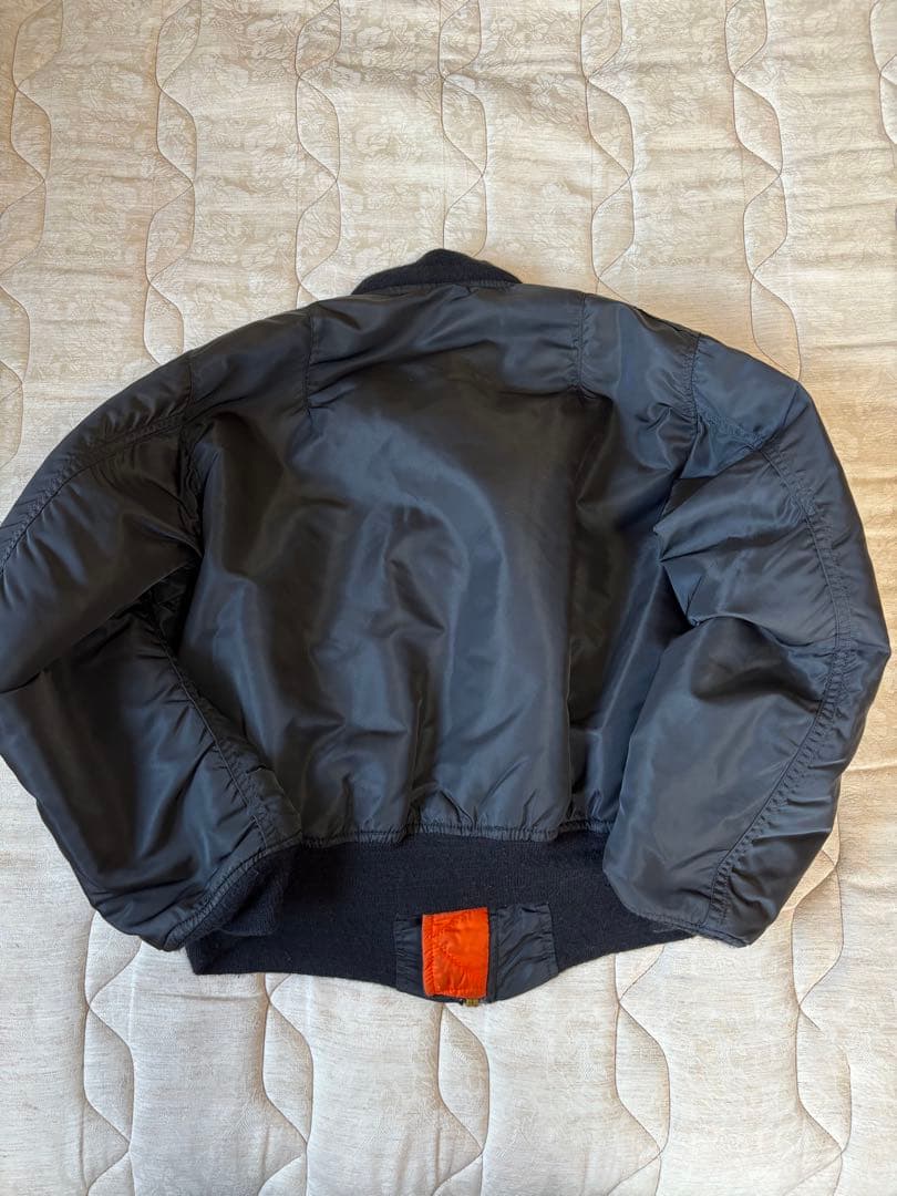 アルファインダストリーズ　MA-1 フライトジャケット　アメリカ製　USA製