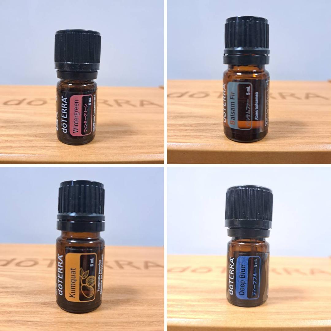 doterra　オイル52本　ロールオン8本　まとめ売り　ウッドボックス3段付