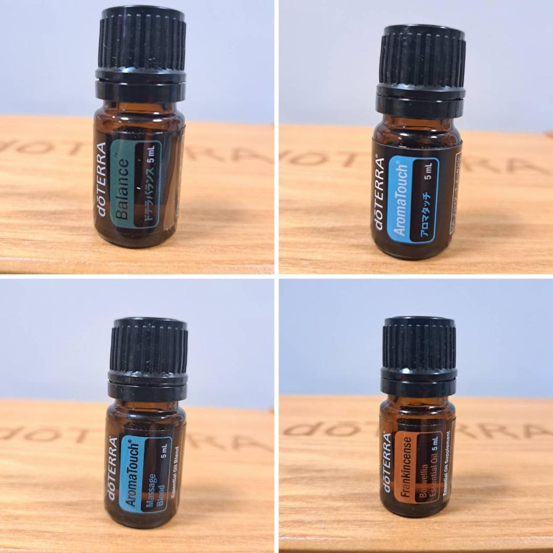 doterra　オイル52本　ロールオン8本　まとめ売り　ウッドボックス3段付
