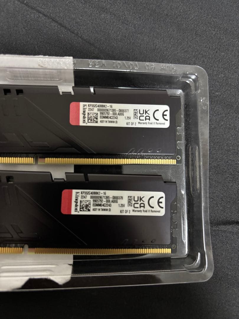 Kingston FURY 16GB（8GB×2） DDR5 メモリー