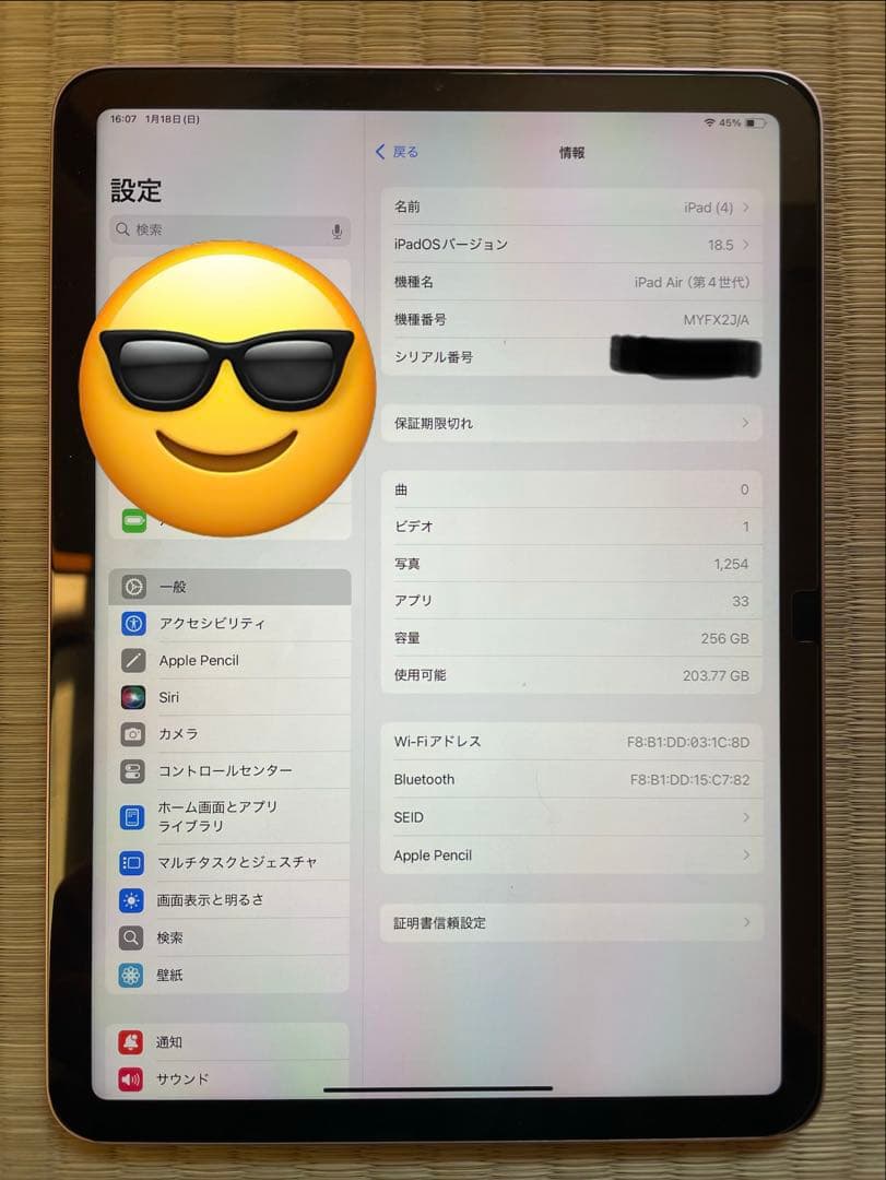 Apple iPad Air (第4世代) 256GB ローズゴールド