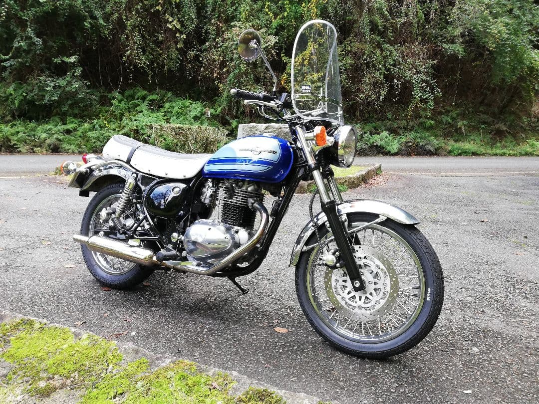 エストレヤ 純正オプション　レトロシート ブラック/ホワイト