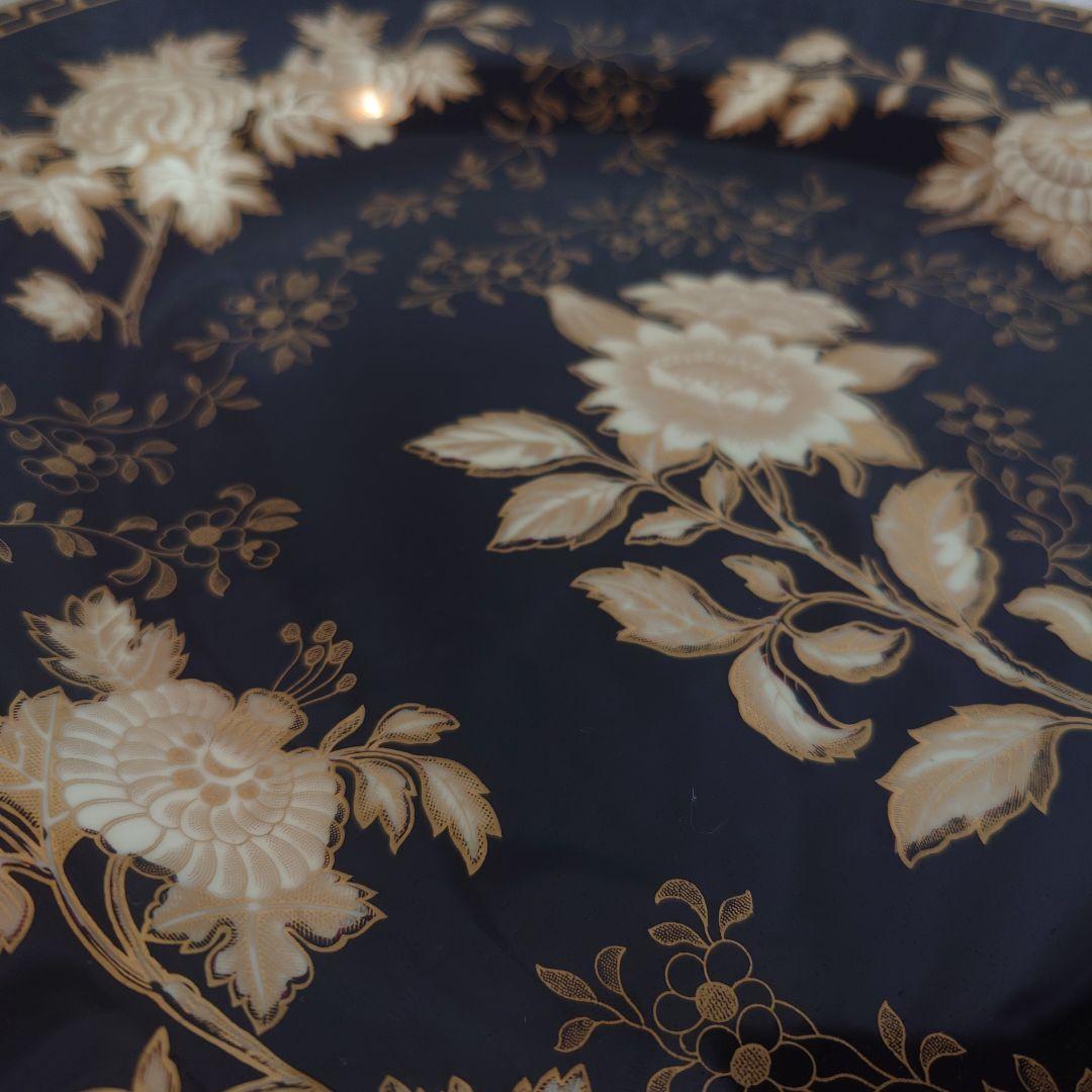 ウエッジウッド　トンキン ブラック　オーバル皿　大皿　希少　廃盤