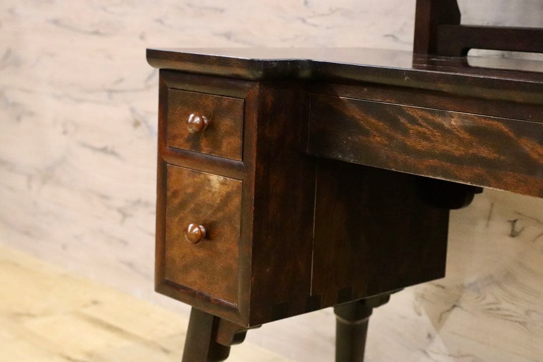 GMHS324○松本民芸家具 ドレッサー 鏡台 化粧台 和家具 ミズメザクラ ア