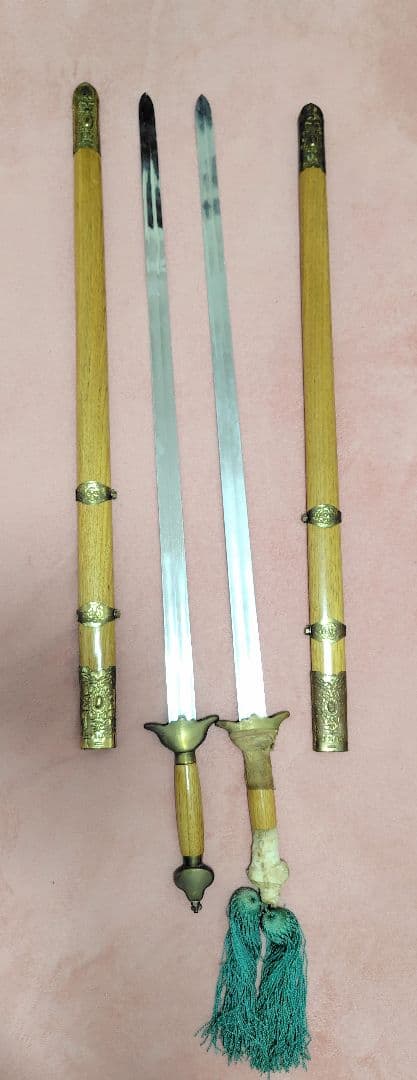 中国武術/唐物 中国刀 中国武術 装飾剣 太極拳 剣 刀希少品