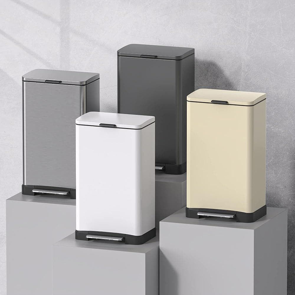 Mbillion ゴミ箱 おしゃれ ふた付き ステンレス 40リットル