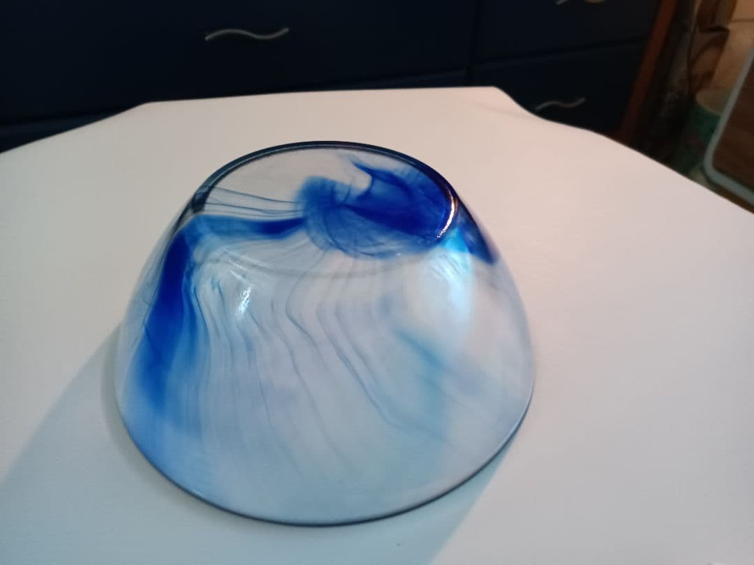 【ベネチアンガラス】　ムラノガラス　ボウル　インテリア　置物　工芸硝子