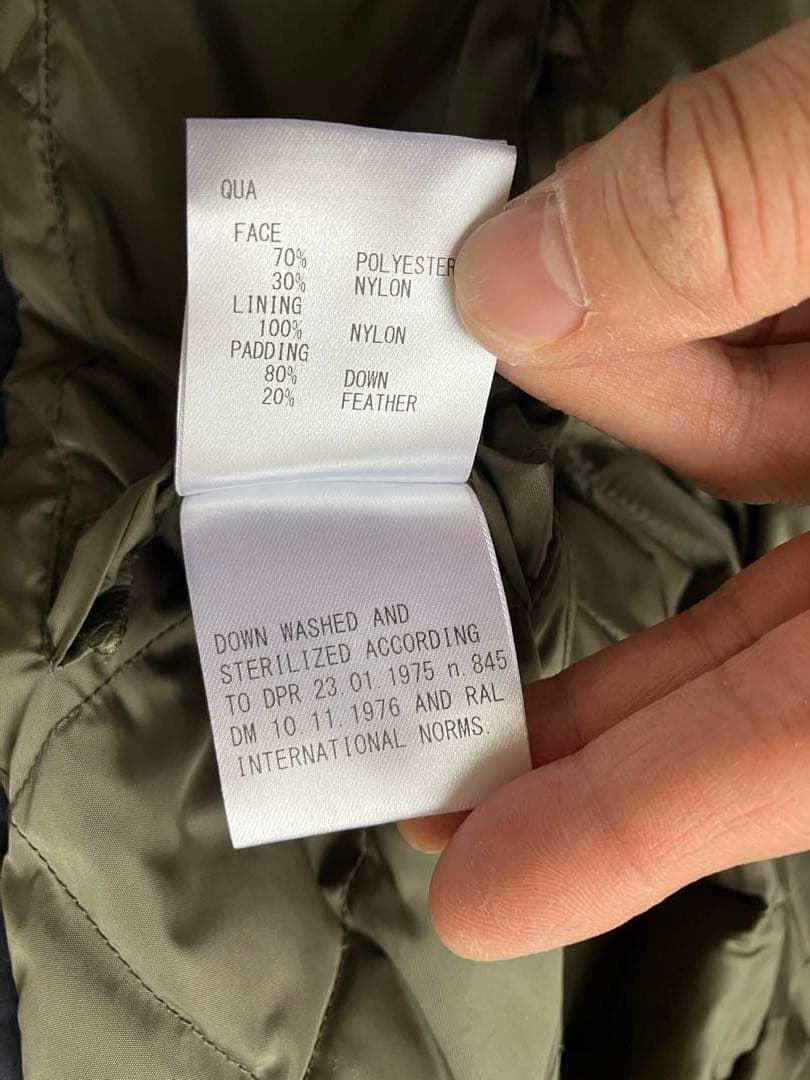 M.I.D.A. ミダ トレンチコート ダウン 紺 48 HERNO ムーレー