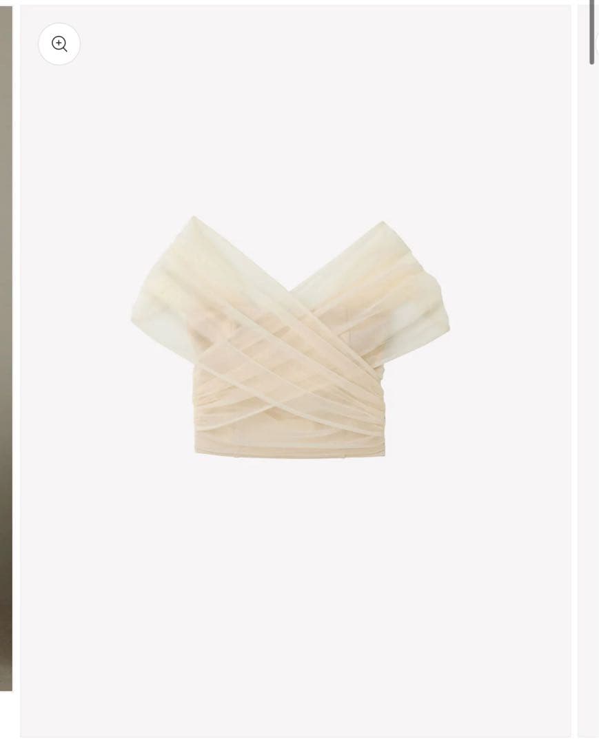 polaura クロスチュールビスチェ