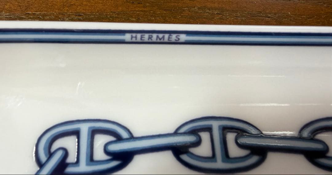 HERMES シェーヌダンクル スクエア プレート