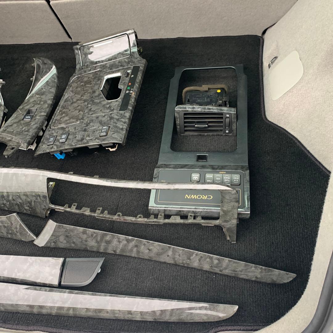 トヨタ　18クラウン　純正インパネセットスイッチ付 グレー　動作確認済み 中古品