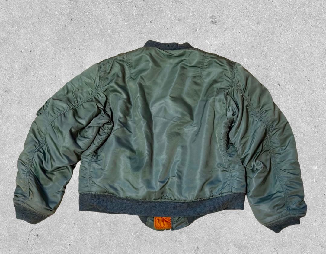 70s 実物 米軍 MA-1 アルファ社 SCOVILL M フライトジャケット