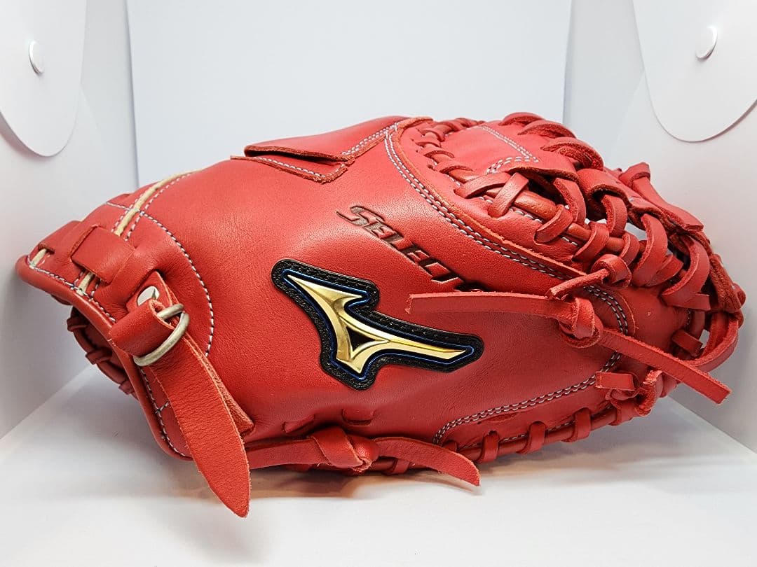 【美品】ミズノ キャッチャーミット 少年野球用 軟式 右利き用 1度使用のみ