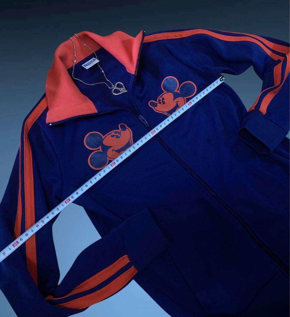 レア✴︎00s2本線ミッキートラックジャケットy2k古着屋フェアリーグランジロック