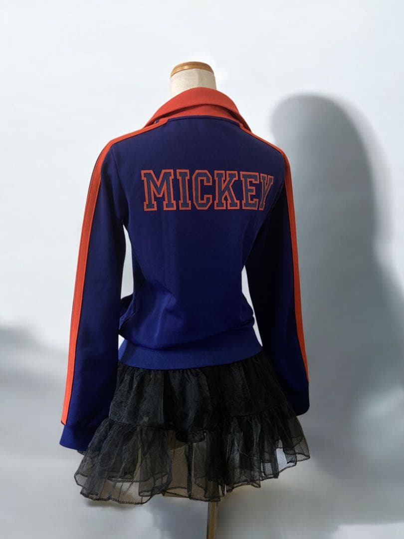 レア✴︎00s2本線ミッキートラックジャケットy2k古着屋フェアリーグランジロック