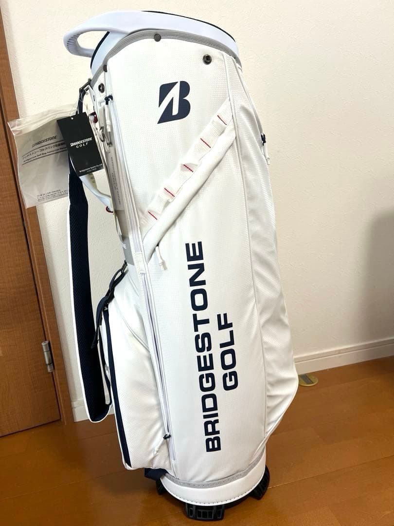 BRIDGESTONE GOLF 軽量 ゴルフバッグ ホワイト　CBG113