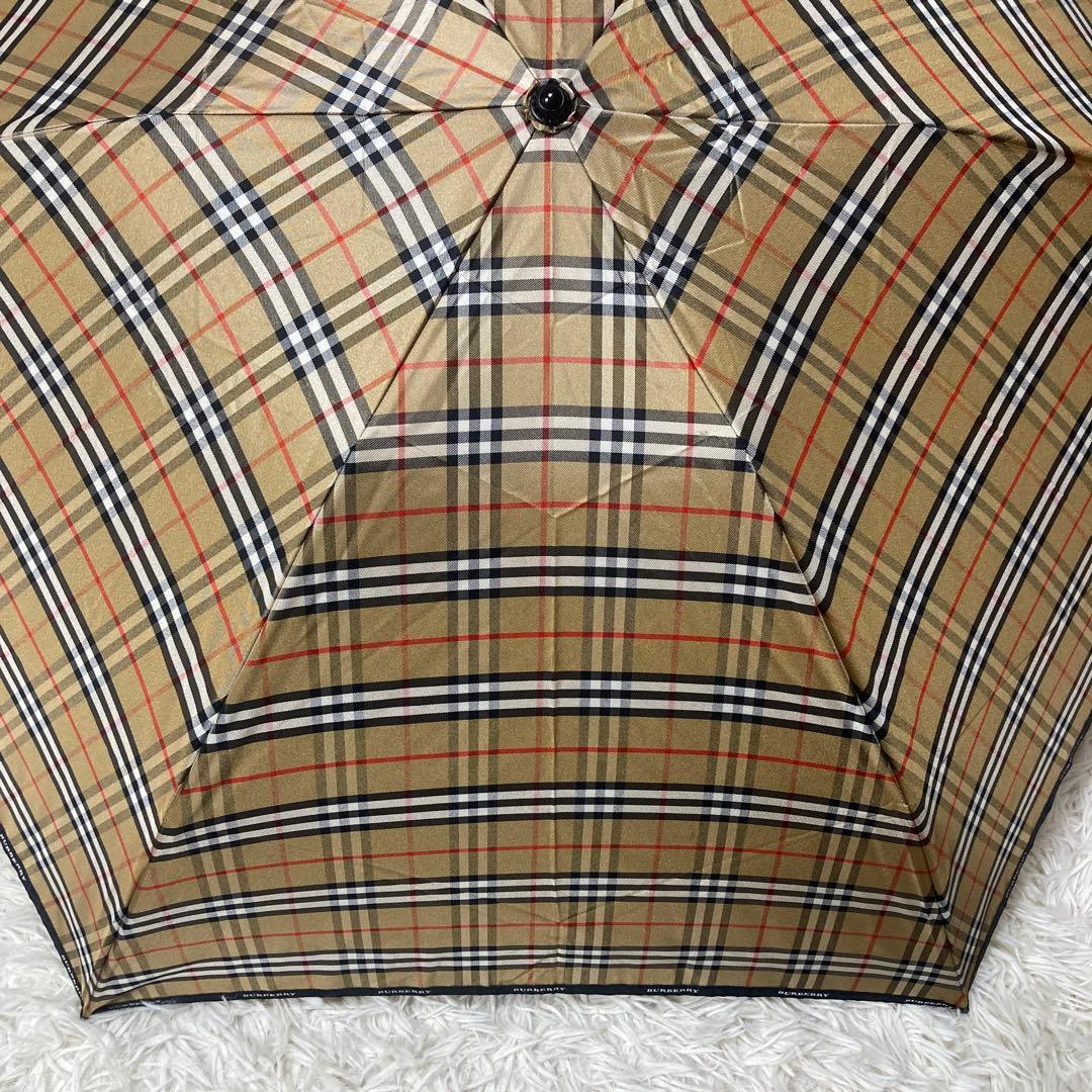 ✨極美品✨ Burberry バーバリー 折り畳み傘 男女兼用 ノバチェック