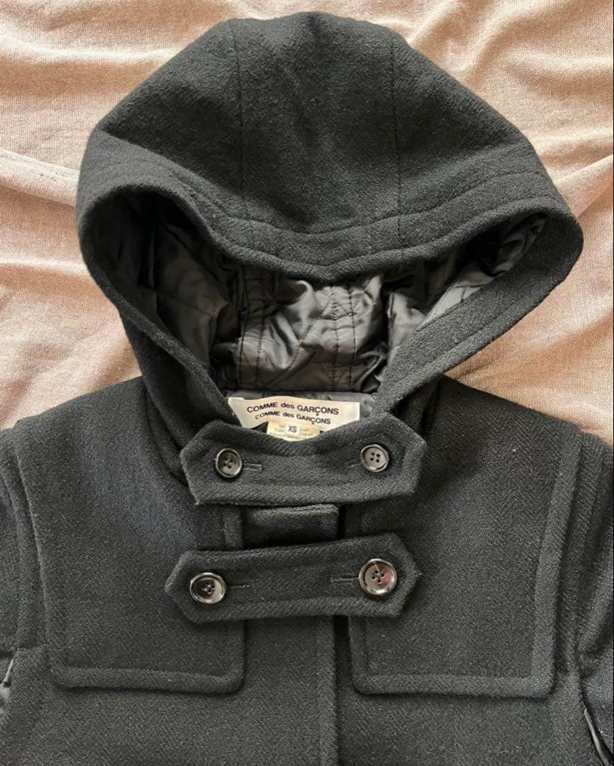 コムデギャルソン　コムデギャルソン　ダッフルコートXS 黒
