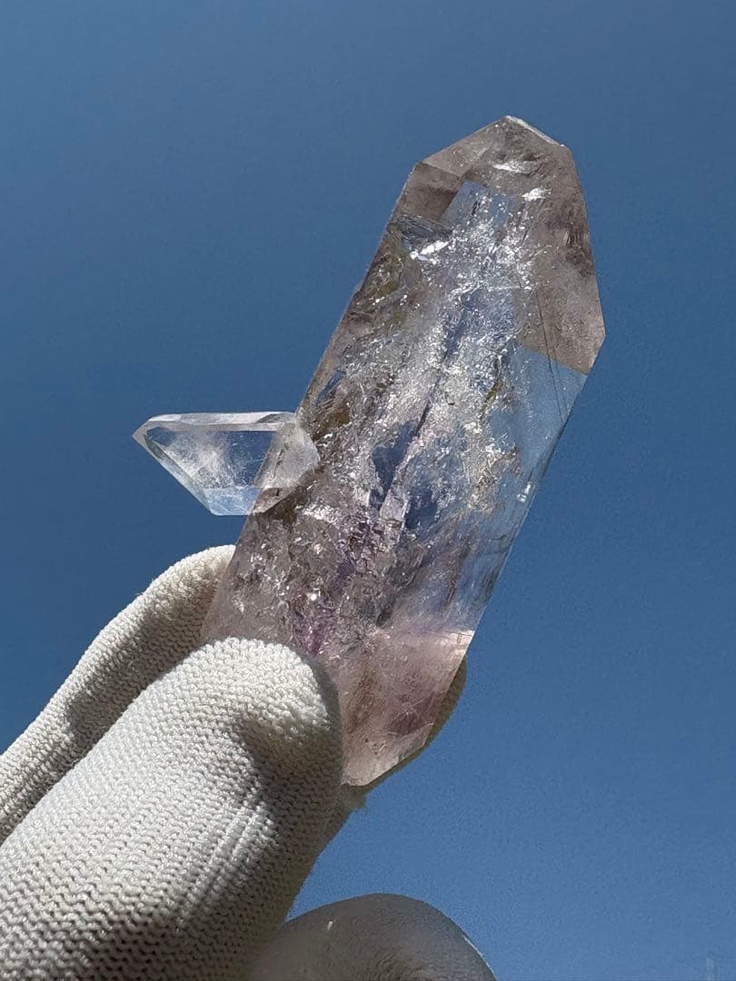 【匿名配送】ブランドバーグ産 陥入アメジスト