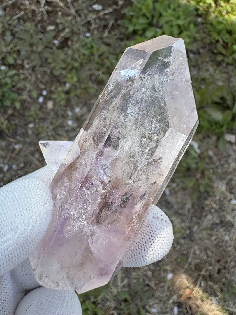 【匿名配送】ブランドバーグ産 陥入アメジスト